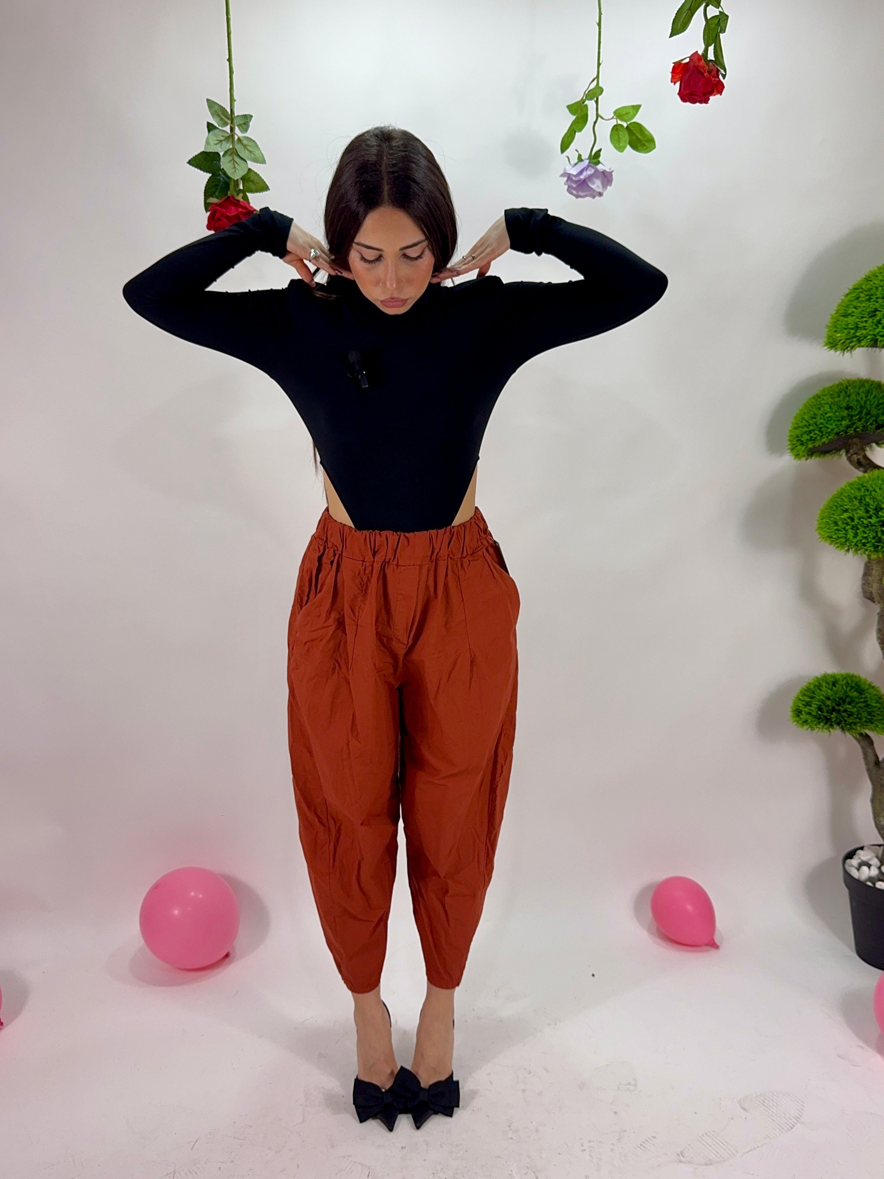 Pantalone Baggy   Ruggine