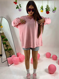 Felpa  Pink  Over