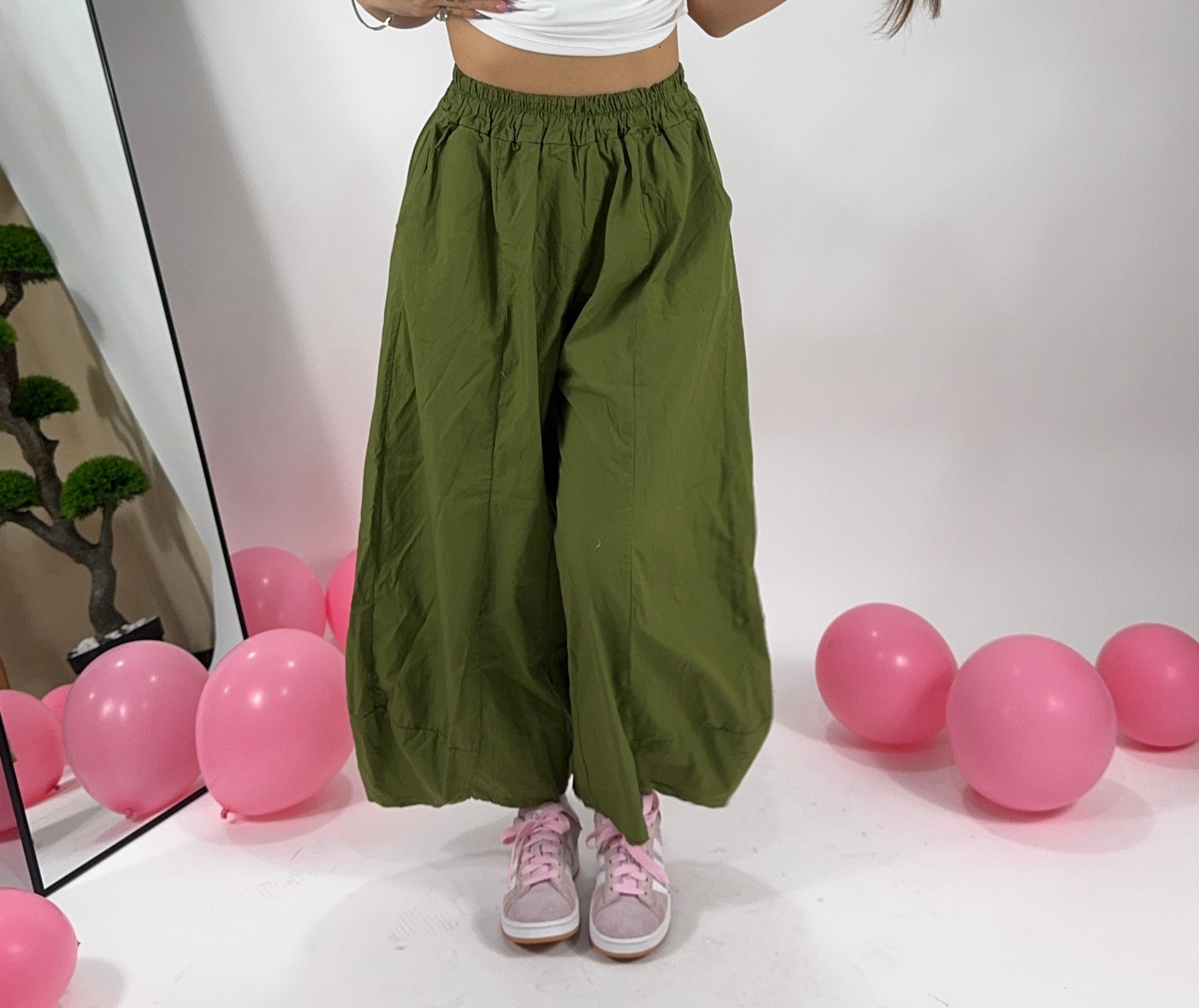 Pantaloni  Baggy  Verdi